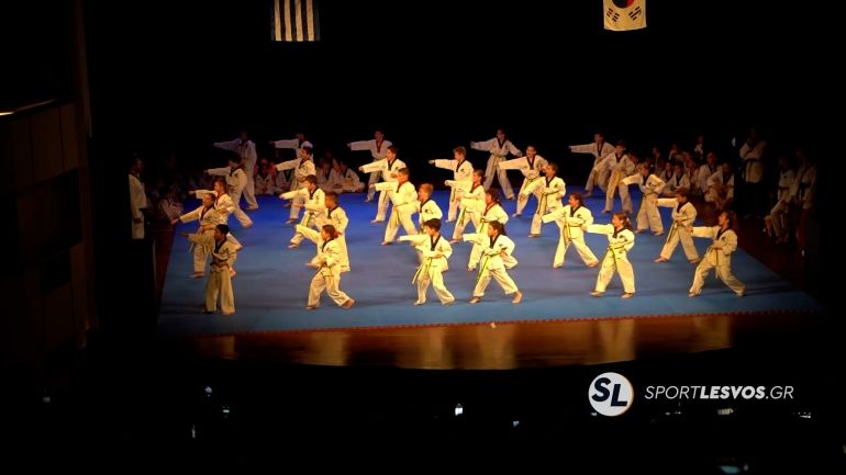 «Μάγεψαν» το κοινό οι αθλητές του ΑΣ Tae Kwon Do Μυτιλήνης (video)
