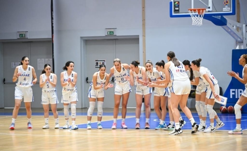 Στην ένατη θέση η Εθνική Νέων Γυναικών στο Ευρωπαϊκό πρωτάθλημα U20